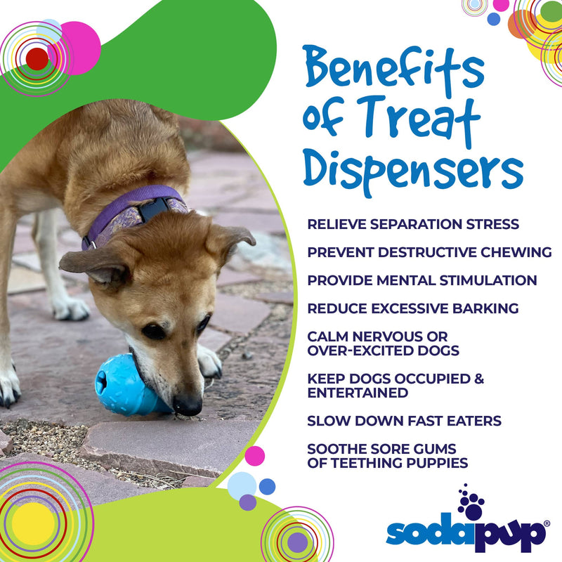 Load image into Gallery viewer, Ice Cream Cone Rubber Dog Chew Toy for Power Chewers | USA Made | SodaPup
