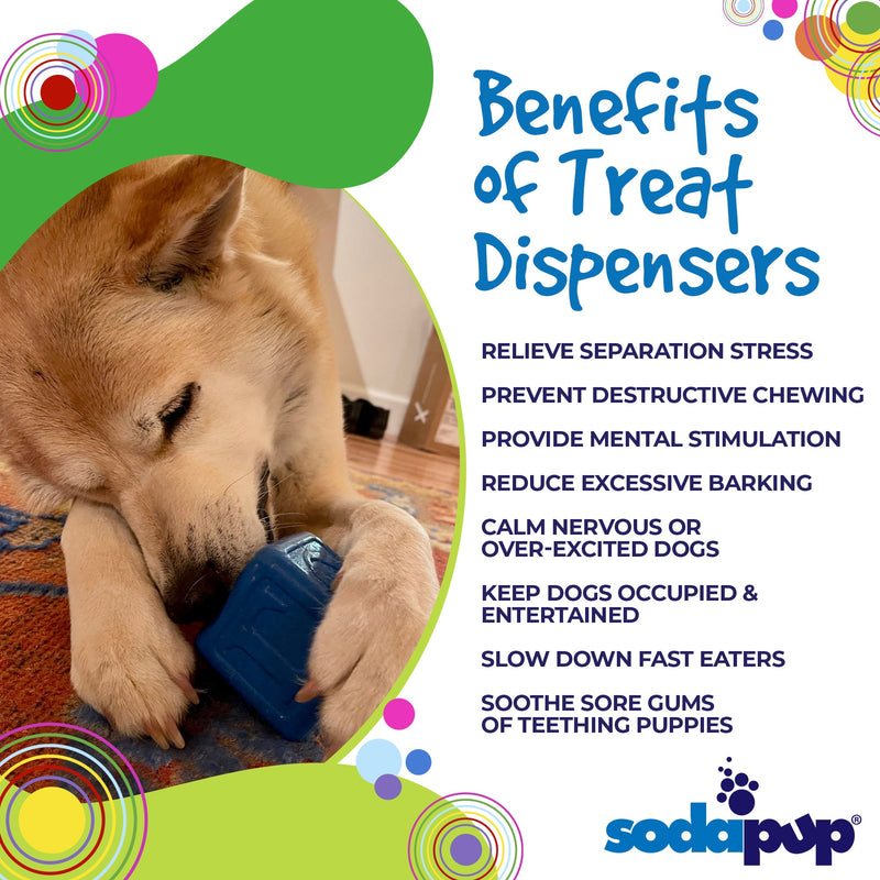 Load image into Gallery viewer, Love Cube eDispenser - Durable Rubber Chew Toy &amp; Treat Dispenser | USA Made
