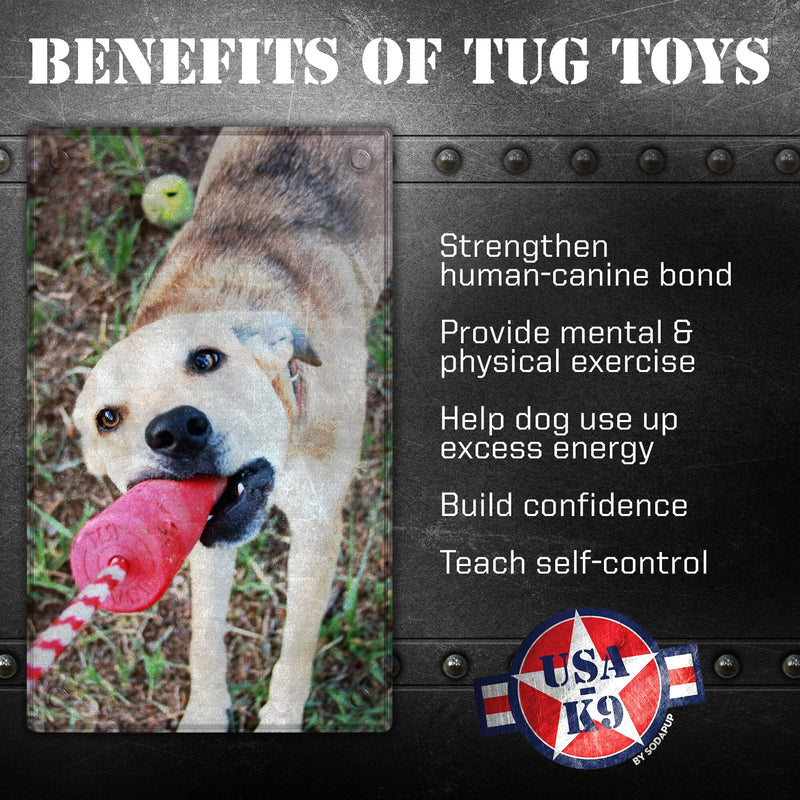 Load image into Gallery viewer, USA-K9 Firecracker Floating Training Dummy | K9 Handler Reward Toy | Red | USA Made
