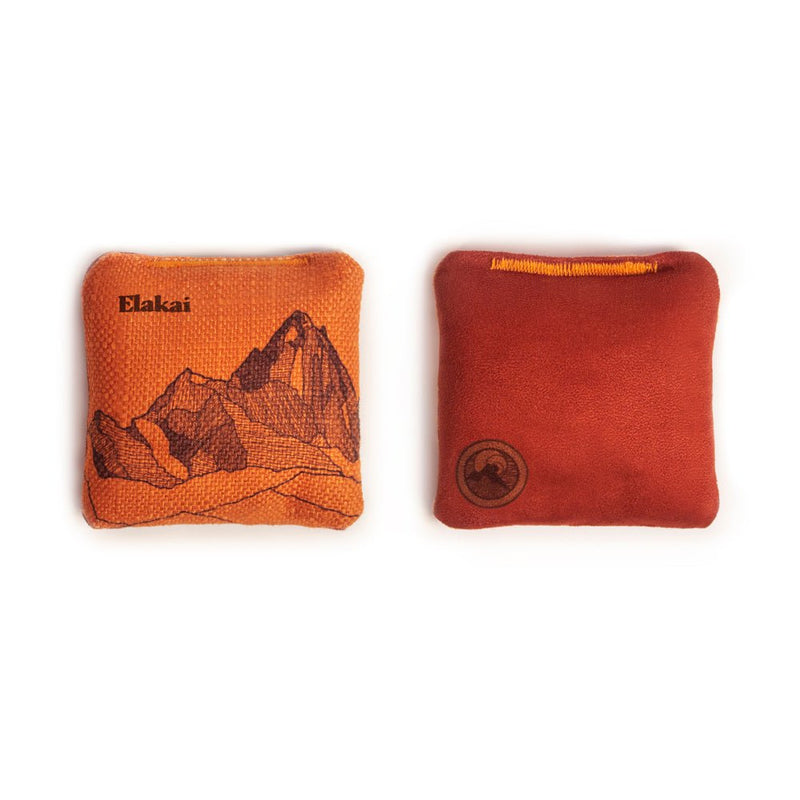 Load image into Gallery viewer, 4-in Travel Dual-Sided Cornhole Bags | Mt. Elakai Design Collection
