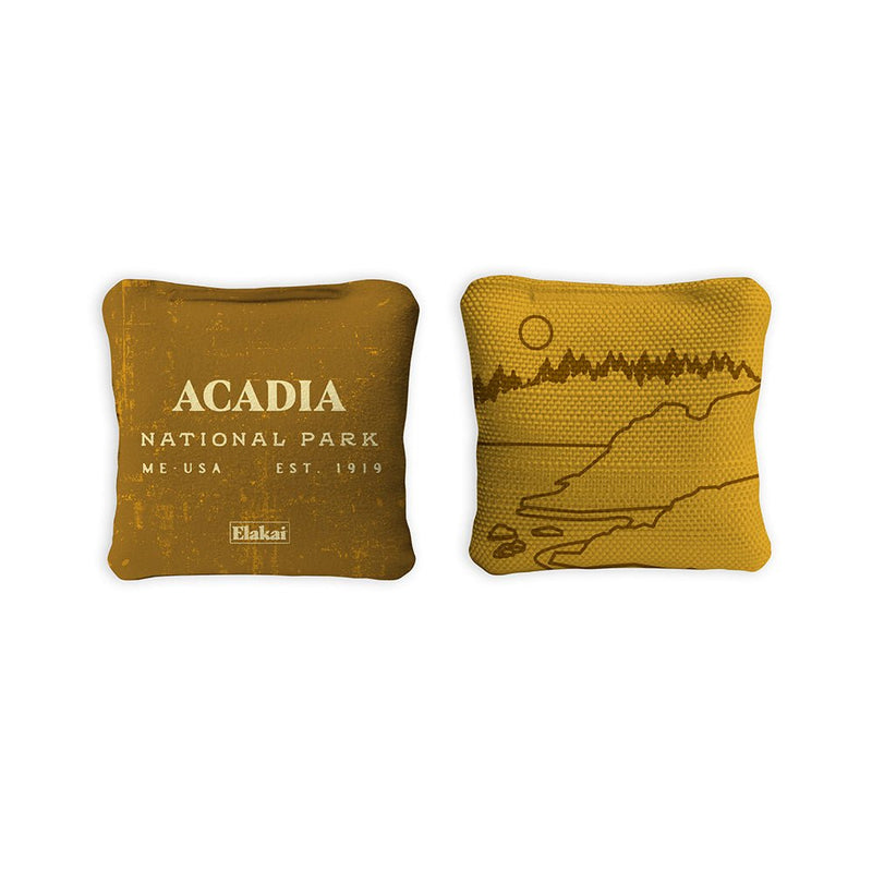 Load image into Gallery viewer, 4-in Travel Dual-Sided Cornhole Bags | National Parks Collection
