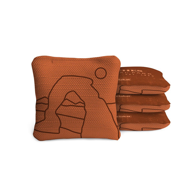 Load image into Gallery viewer, 4-in Travel Dual-Sided Cornhole Bags | National Parks Collection
