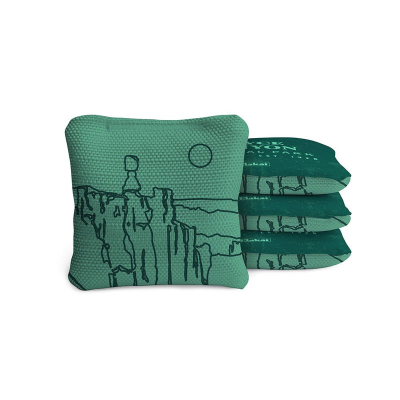 Load image into Gallery viewer, 4-in Travel Dual-Sided Cornhole Bags | National Parks Collection
