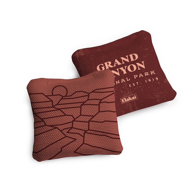 Load image into Gallery viewer, 4-in Travel Dual-Sided Cornhole Bags | National Parks Collection
