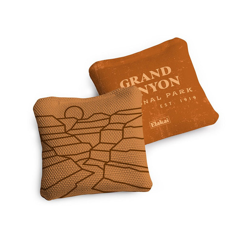 Load image into Gallery viewer, 4-in Travel Dual-Sided Cornhole Bags | National Parks Collection
