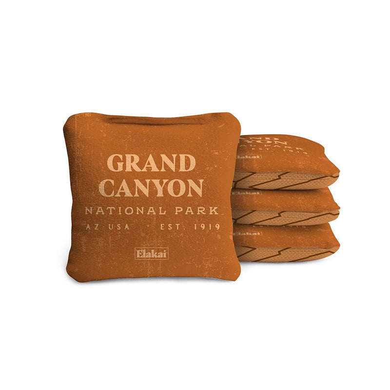 Load image into Gallery viewer, 4-in Travel Dual-Sided Cornhole Bags | National Parks Collection
