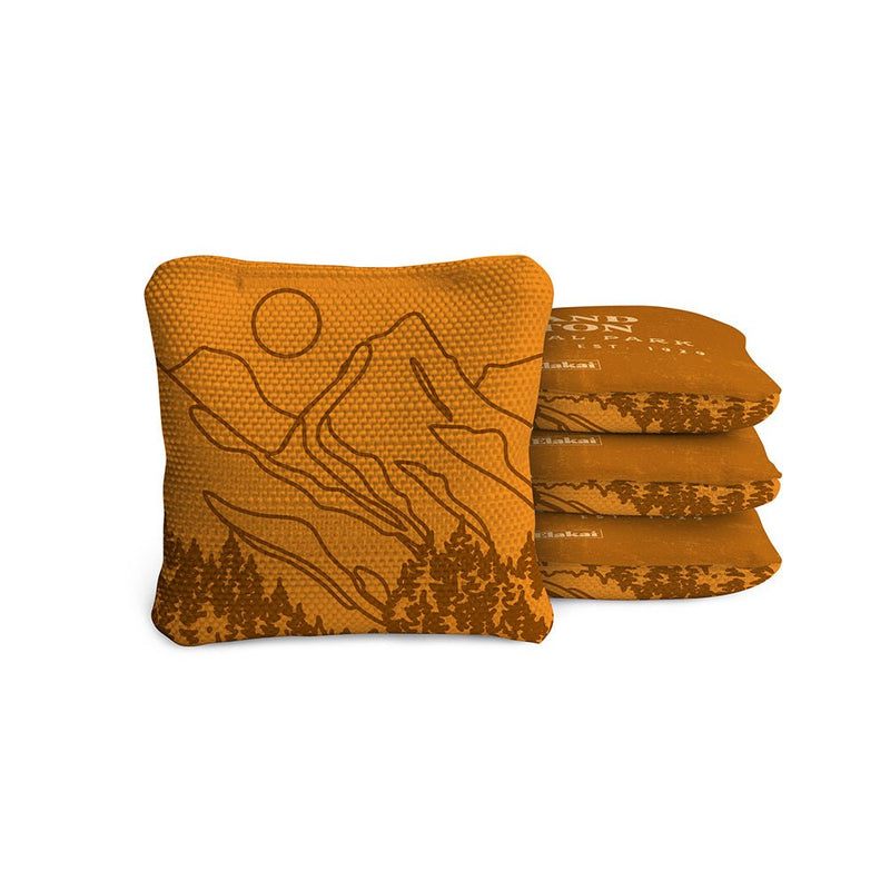 Load image into Gallery viewer, 4-in Travel Dual-Sided Cornhole Bags | National Parks Collection
