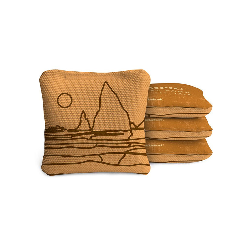 Load image into Gallery viewer, 4-in Travel Dual-Sided Cornhole Bags | National Parks Collection
