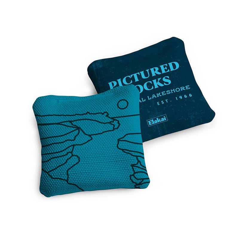 Load image into Gallery viewer, 4-in Travel Dual-Sided Cornhole Bags | National Parks Collection
