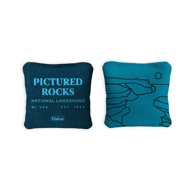 Load image into Gallery viewer, 4-in Travel Dual-Sided Cornhole Bags | National Parks Collection
