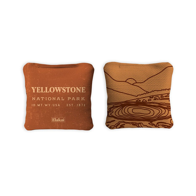 Load image into Gallery viewer, 4-in Travel Dual-Sided Cornhole Bags | National Parks Collection
