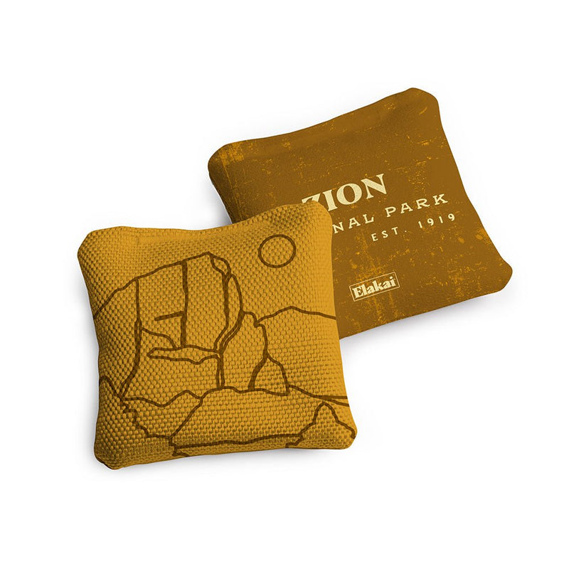 Load image into Gallery viewer, 4-in Travel Dual-Sided Cornhole Bags | National Parks Collection
