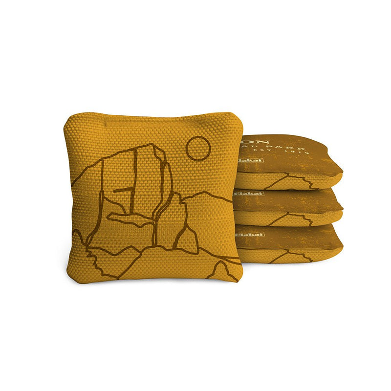 Load image into Gallery viewer, 4-in Travel Dual-Sided Cornhole Bags | National Parks Collection
