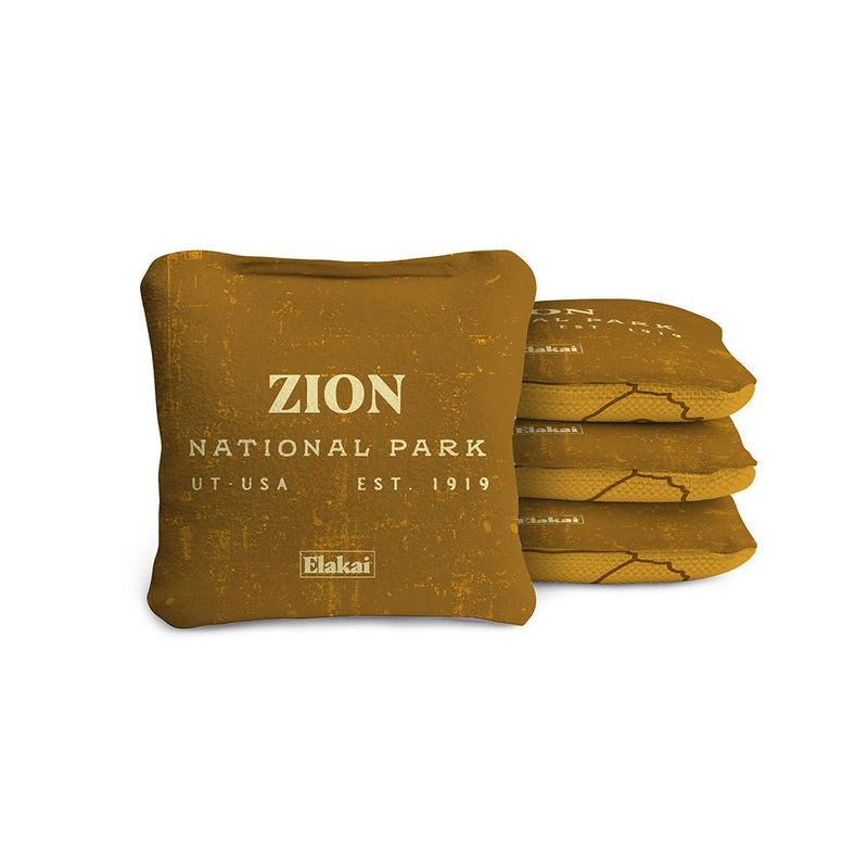 Load image into Gallery viewer, 4-in Travel Dual-Sided Cornhole Bags | National Parks Collection
