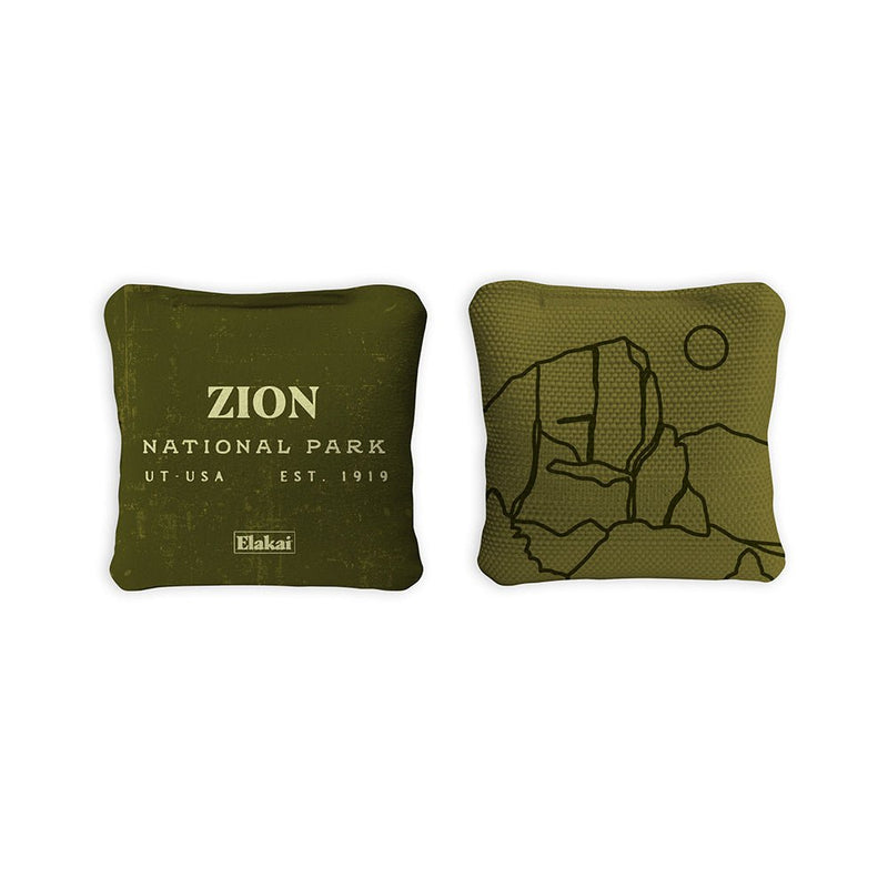 Load image into Gallery viewer, 4-in Travel Dual-Sided Cornhole Bags | National Parks Collection
