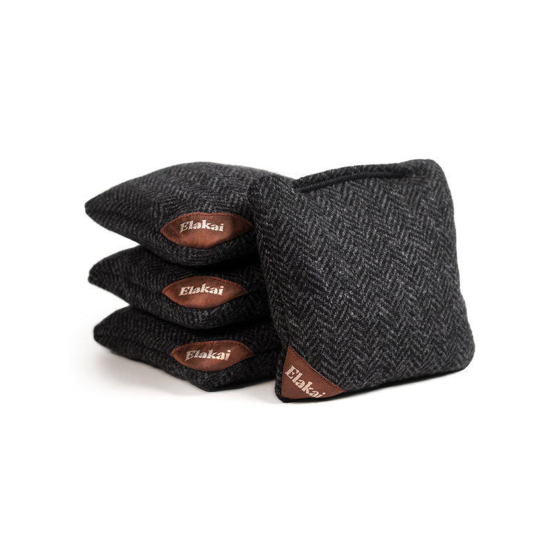 Load image into Gallery viewer, 6-in Herringbone Cornhole Bags | Premium All-Weather Collection
