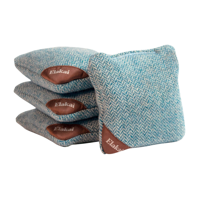 Load image into Gallery viewer, 4-in Travel Herringbone Cornhole Bags | Premium All-Weather Collection

