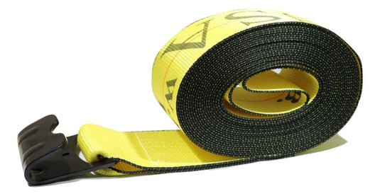 4" Winch Strap w/ Flat Hook | FLATBED STRAP