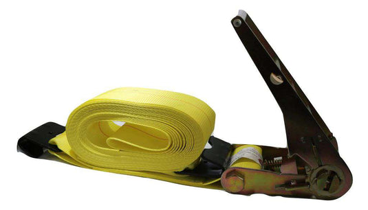 4" x 30 Ft Ratchet Strap w/ Flat Hooks | R430F