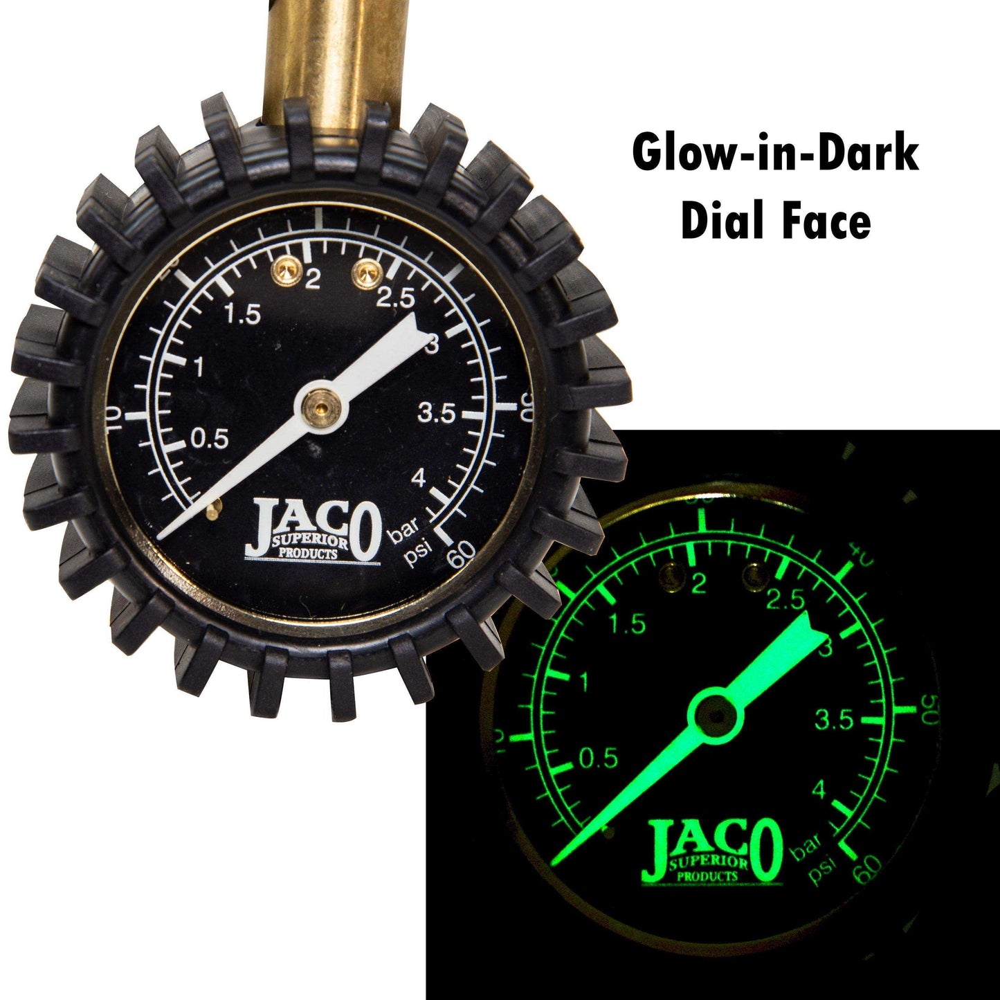 BikePro™ Presta Tire Pressure Gauge - 60 PSI | Presta & Schrader (Mountain Bikes) - Skoutley Outdoors LLC