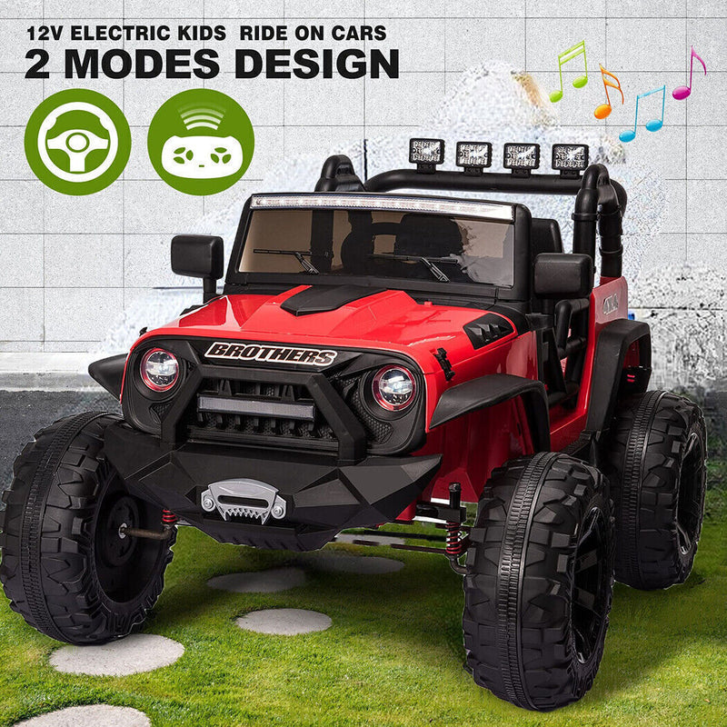 Load image into Gallery viewer, 400W 2-Seater Electric Ride-On Truck with LED Lights, Remote Control, and MP3 Player for Kids (24V)
