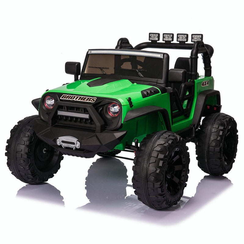 Load image into Gallery viewer, 400W 2-Seater Electric Ride-On Jeep for Kids with LED Lights and 24V Battery
