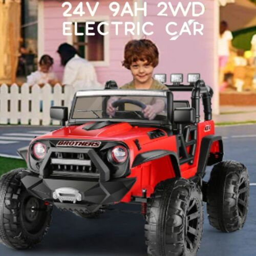 Load image into Gallery viewer, 400W 2-Seater Electric Ride-On Truck with LED Lights for Kids (24V)
