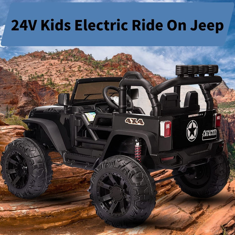 Load image into Gallery viewer, 400W 2-Seater Electric Ride On Truck with RC, MP3, and LED - 3 Speed Options
