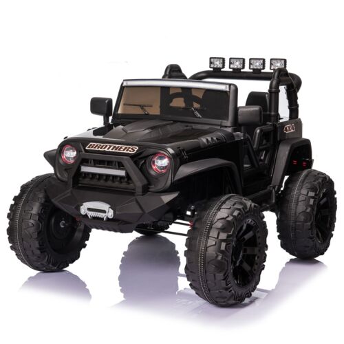 Load image into Gallery viewer, 400W Electric 24V Kids Ride on Truck Car Jeep with MP3 Player, LED Lights, and Remote Control - Seats 2
