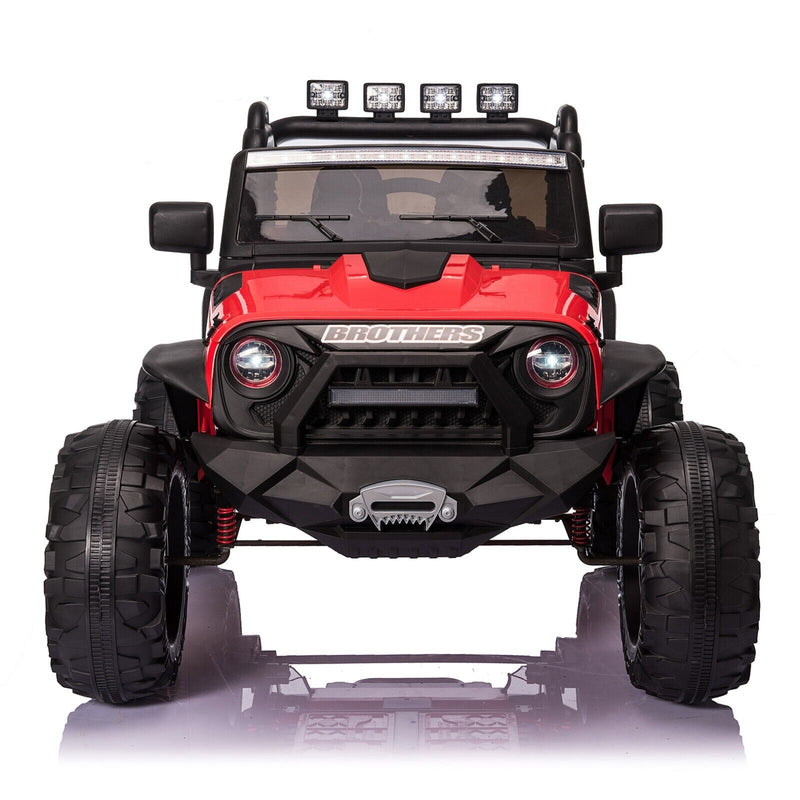 Load image into Gallery viewer, 400W Kids Electric Car JEEP with Remote Control - 24V 9Ah Battery - Red
