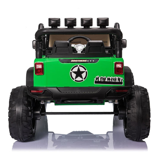 400W Electric Ride On Truck for Kids with AUX Port, LED Lights, and Remote Control