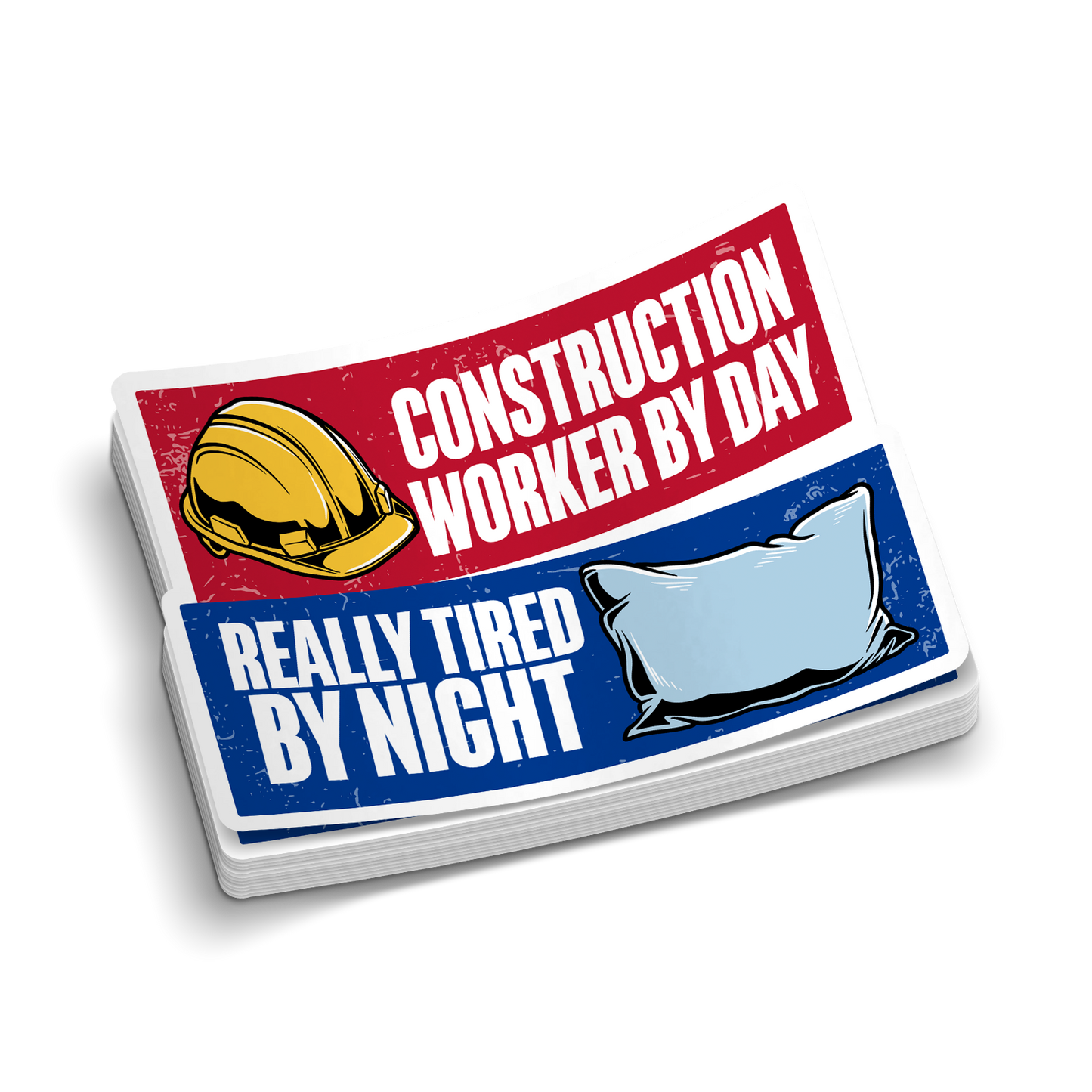 Construction Worker By Day - Hard Hat Decal