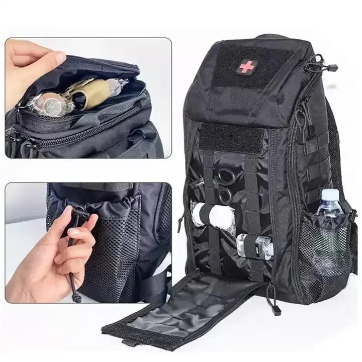 Load image into Gallery viewer, Large Combat Medic Bag First Aid Kit Medical Backpack
