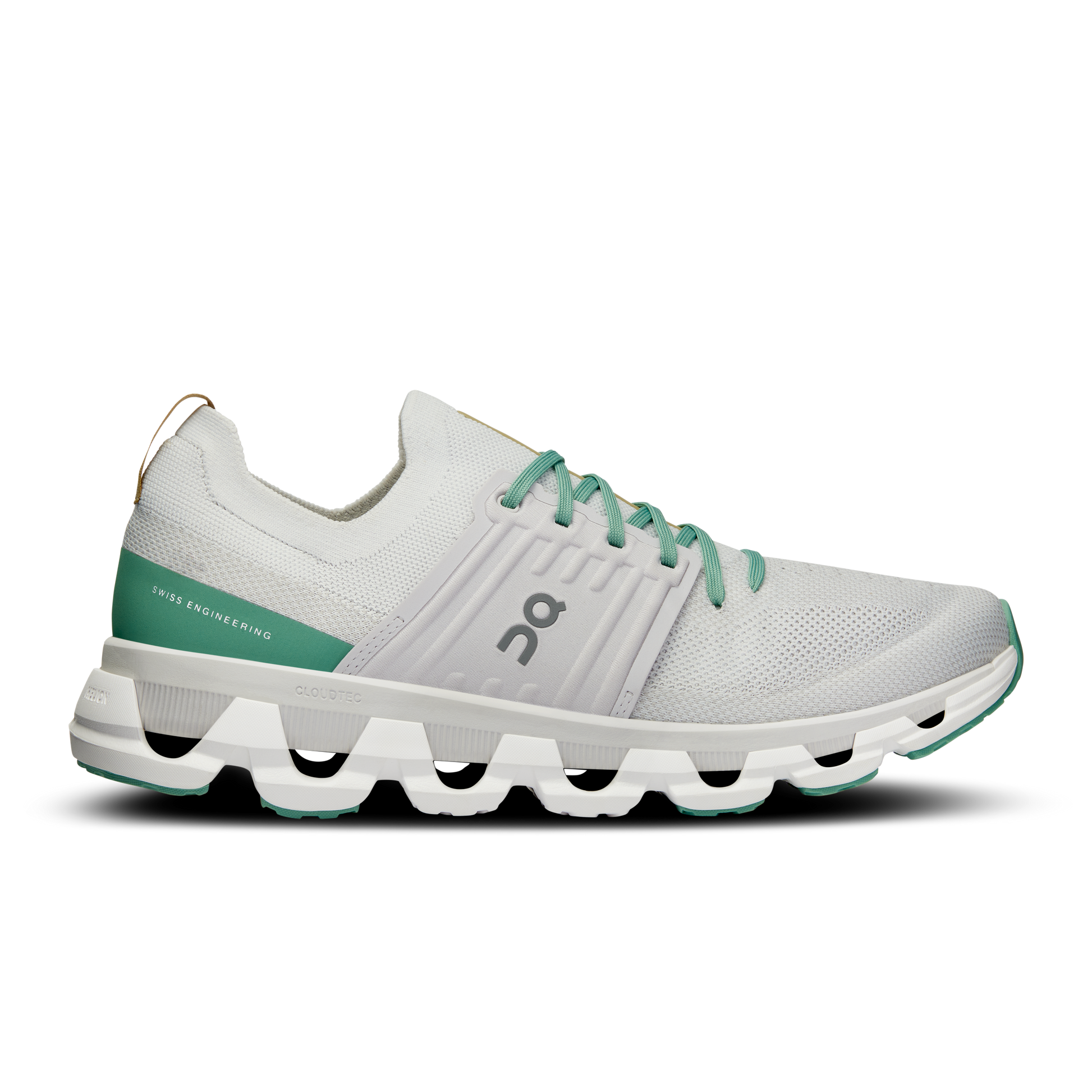 Men's On Cloudswift 3, White/Green, 12.5 D Medium - Skoutley Outdoors LLC
