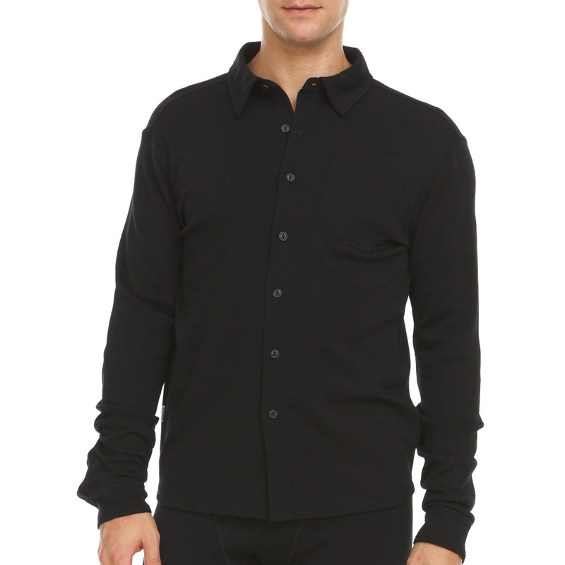 Load image into Gallery viewer, Men's 100% Merino Wool Button Down Shirt - Midweight

