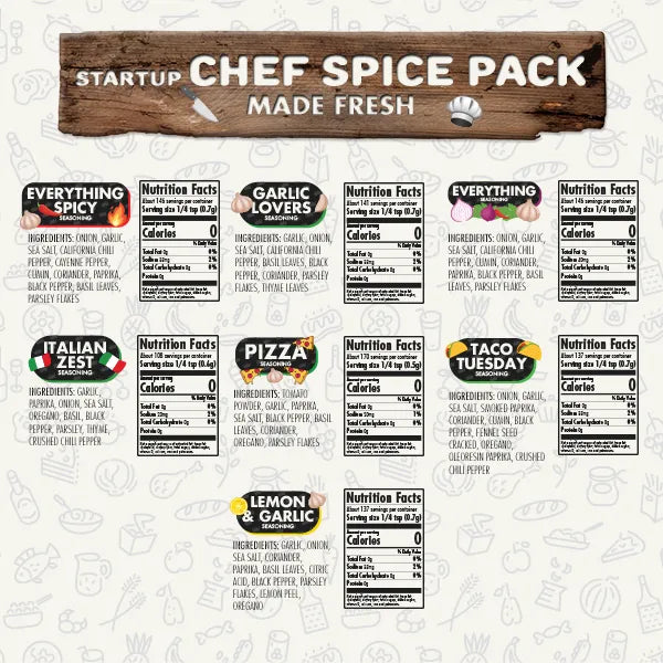 Load image into Gallery viewer, Startup Chef Spice Pack
