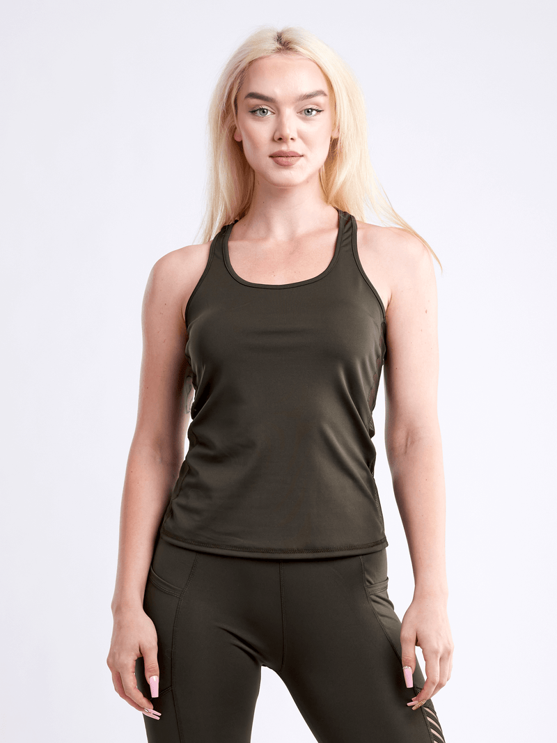 Load image into Gallery viewer, JupiterGear Sports Tank Top with Side Mesh Panels
