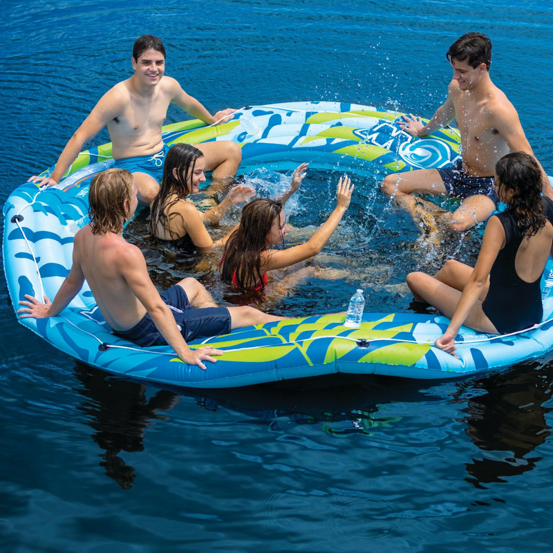 Load image into Gallery viewer, WOW Sports Aqua Haven 10ft Round Hammock
