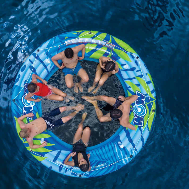 Load image into Gallery viewer, WOW Sports Aqua Haven 10ft Round Hammock
