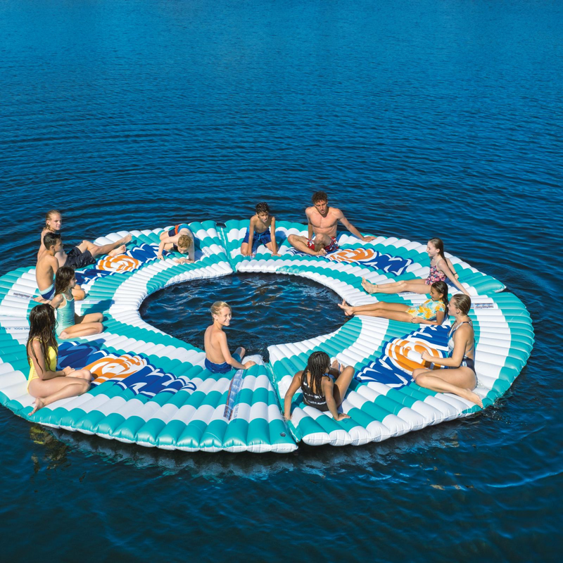 Load image into Gallery viewer, WOW Watersports Round Water Walkway &amp; SUP Dock Island
