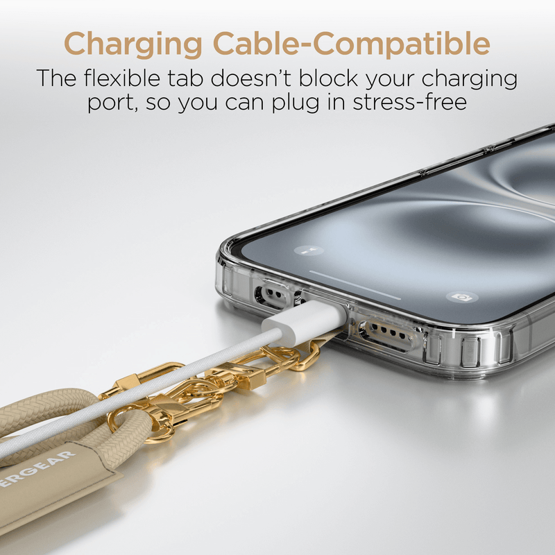 Load image into Gallery viewer, HyperGear TECHcessories Sand Braided Rope Universal Crossbody Phone Strap
