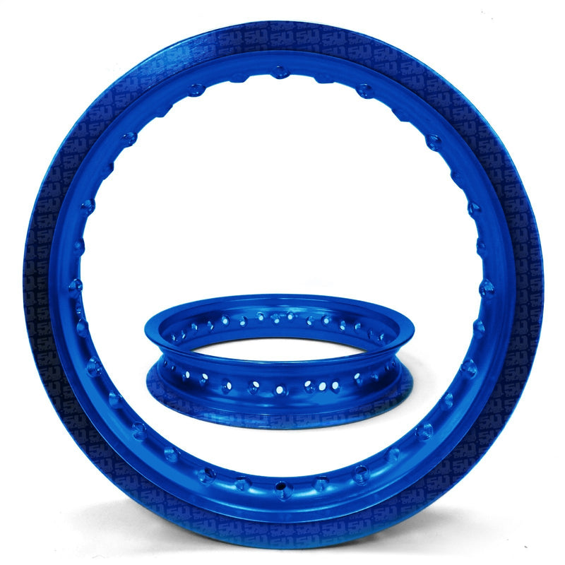 Load image into Gallery viewer, 2 Pit Bike Rims 10 inch 28 Hole + Spokes
