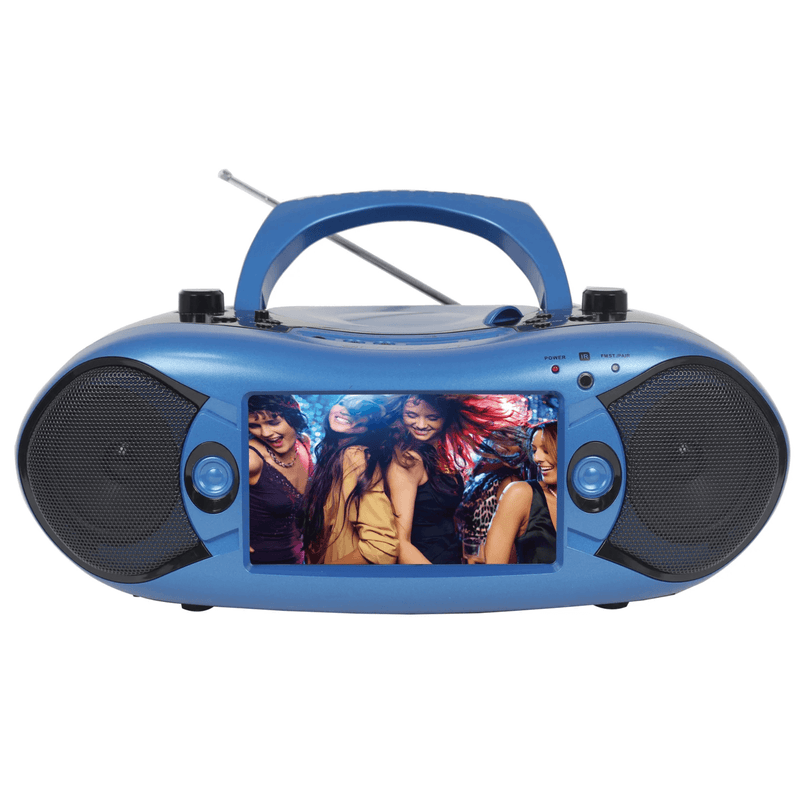 Load image into Gallery viewer, Emerson 7&quot; Bluetooth DVD Boombox with AMFM Radio &amp; Digital TV
