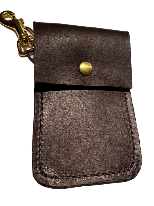 Leather Toe Tag Holder