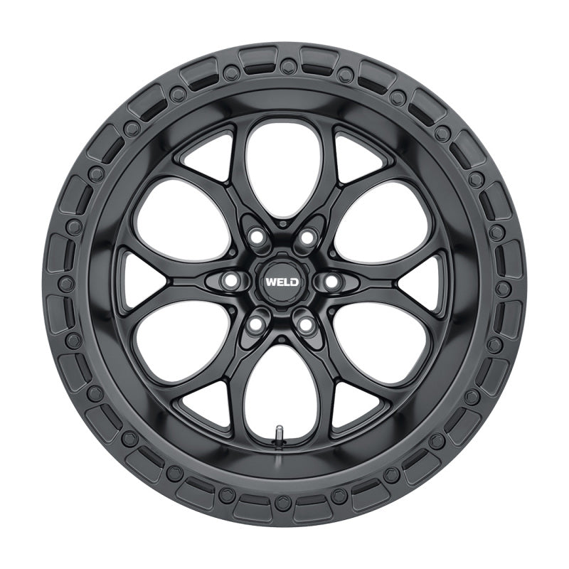 Load image into Gallery viewer, Weld Off-Road W108 20X9 Ledge 6X139.7 ET20 BS5.75 Satin Black / Black Ring 106.1
