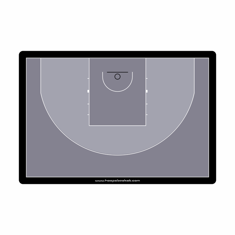 Load image into Gallery viewer, Custom 3x3 Basketball Coaching Board 15.7 x 10.6 in (Classic)

