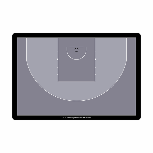 Custom 3x3 Basketball Coaching Board 15.7 x 10.6 in (Classic)