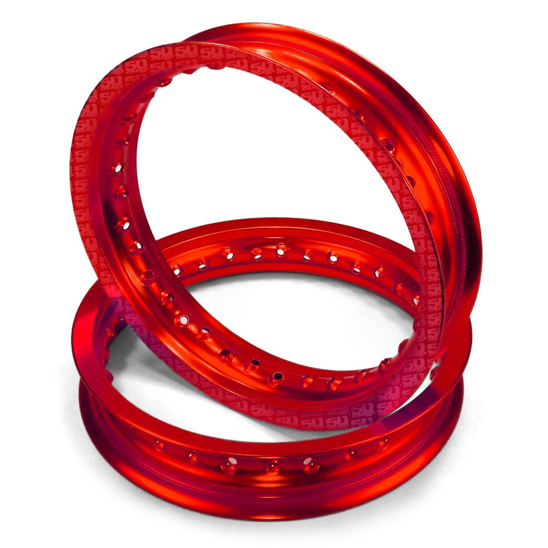 Load image into Gallery viewer, 2 Pit Bike Rims 10 inch 28 Hole + Spokes
