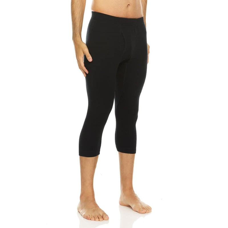 Load image into Gallery viewer, Midweight Men's Ski Bottom 3/4 Length Merino Wool - Woolverino
