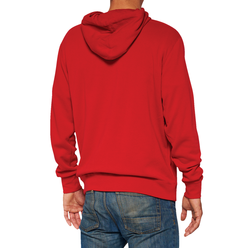 Load image into Gallery viewer, 100% Icon Pullover Hoodie - Red - Medium 20029-00011
